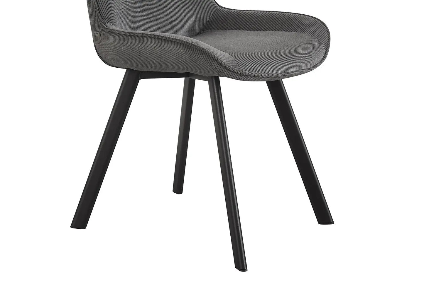 AMELIA - Lot de Chaises de Salle à Manger - 53 x 61 cm - Gris ROUSSEAU
