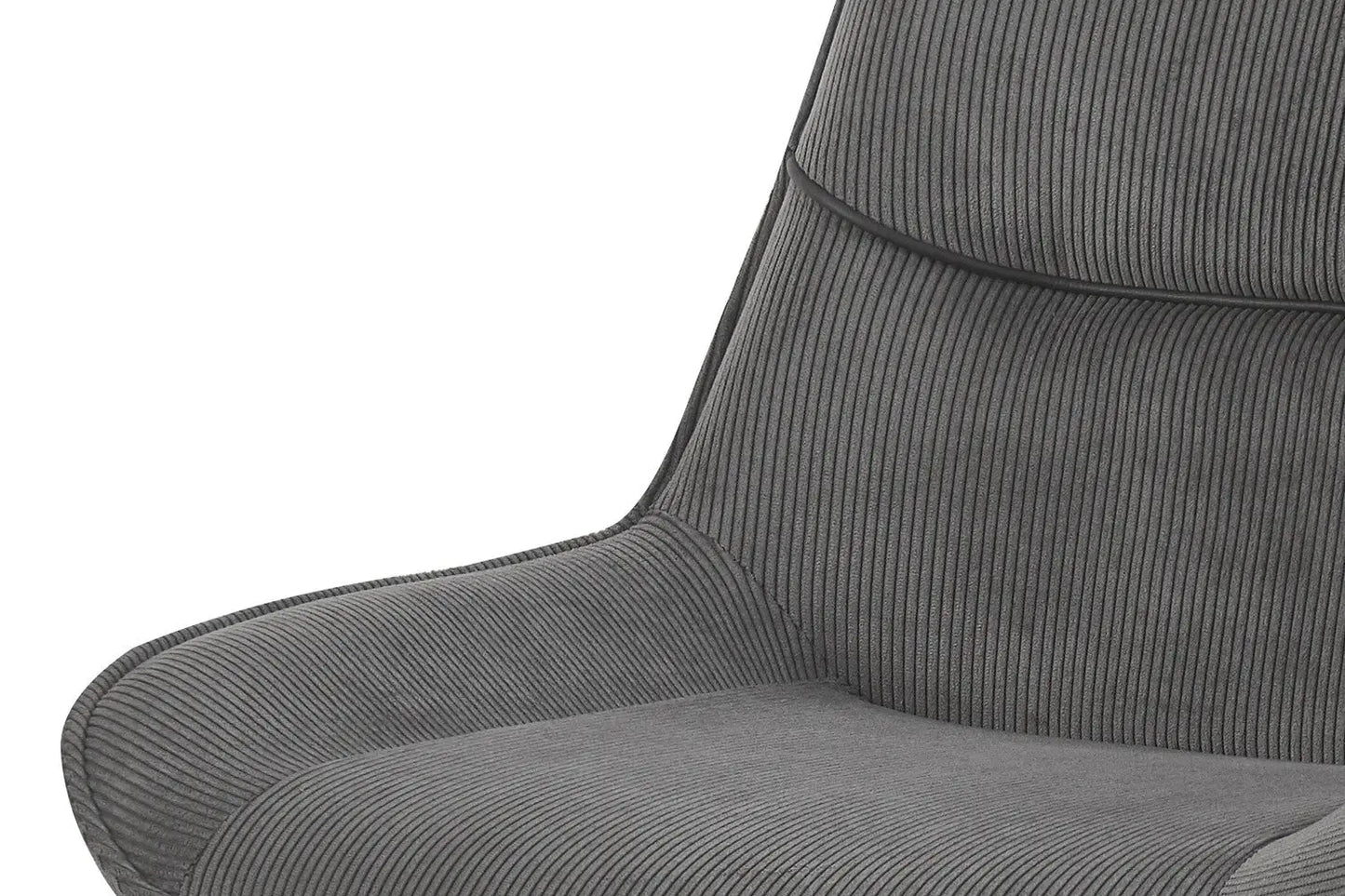 AMELIA - Lot de Chaises de Salle à Manger - 53 x 61 cm - Gris ROUSSEAU