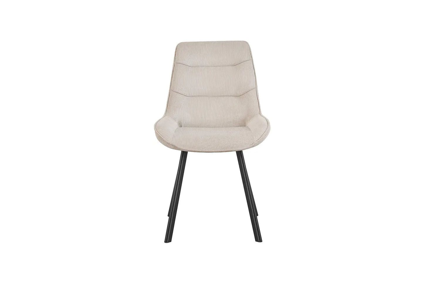 AMELIA - Lot de Chaises de Salle à Manger - 53 x 61 cm - Sable ROUSSEAU