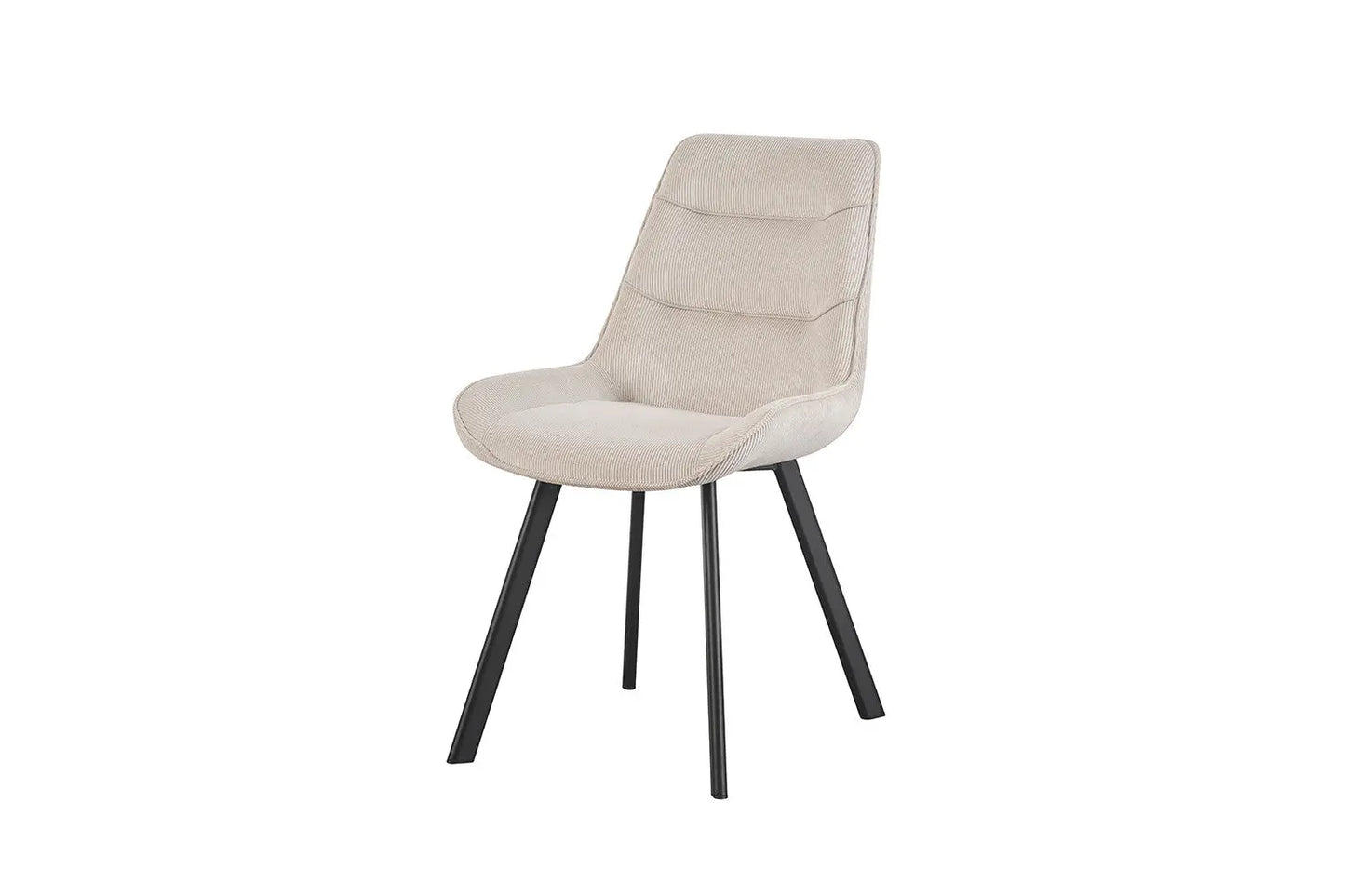 AMELIA - Lot de Chaises de Salle à Manger - 53 x 61 cm - Sable ROUSSEAU