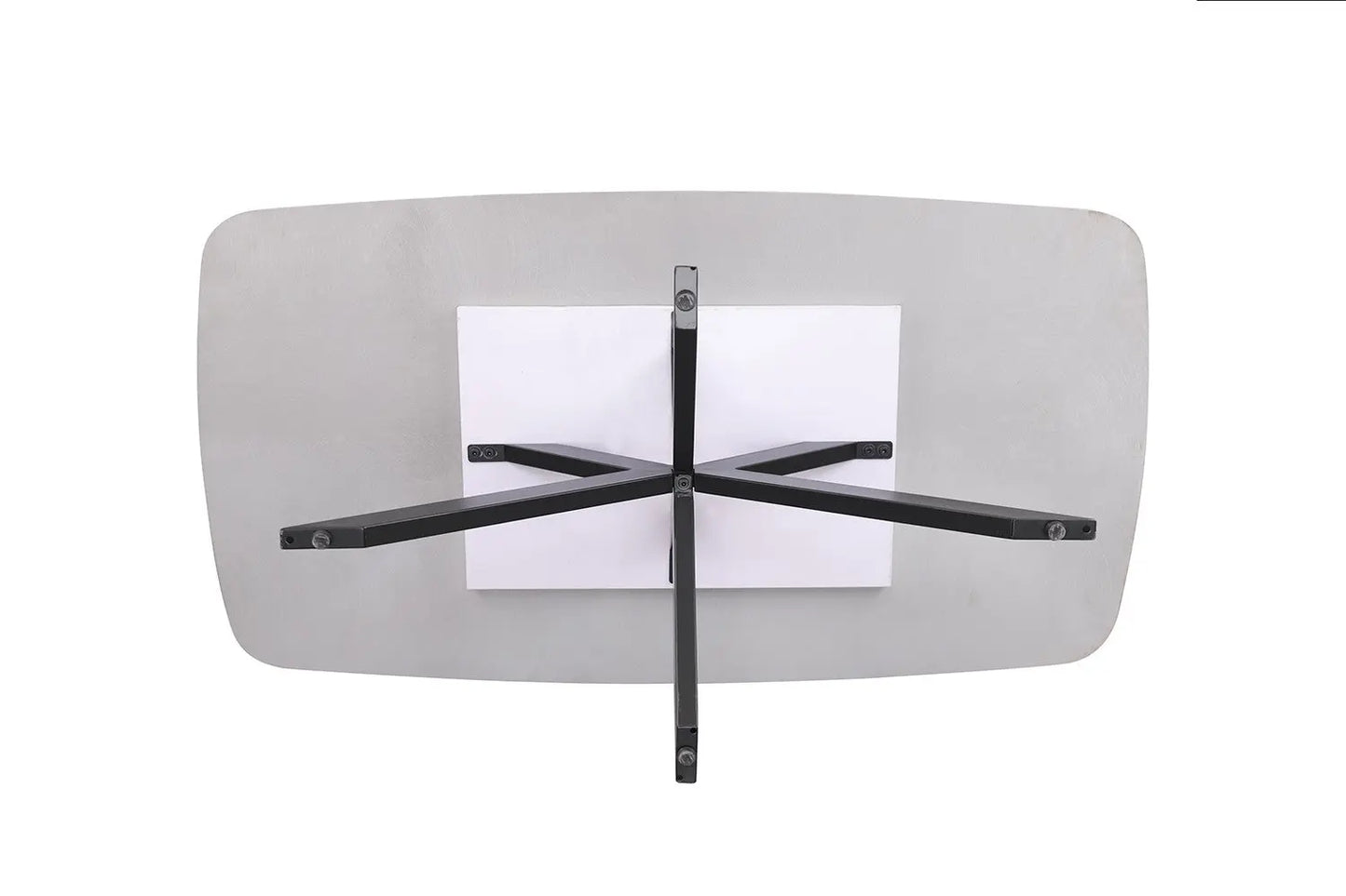 APOLLINA - Table basse Ovale en Pierre - 130 x 70 cm - Gris ROUSSEAU