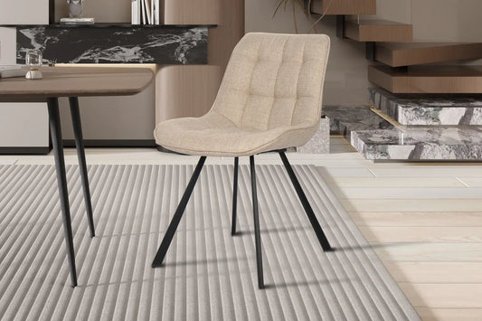 ARIANE - Chaise de Salle à Manger - 51 x 61 cm - Beige ROUSSEAU