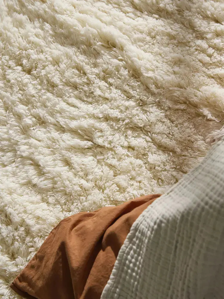 BAADAL - Tapis de Laine - Crème BENUTA