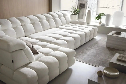 Canapé Panoramique Convertible Électrique TOLLO XL - 400 x 217 x 171 cm WERSAL