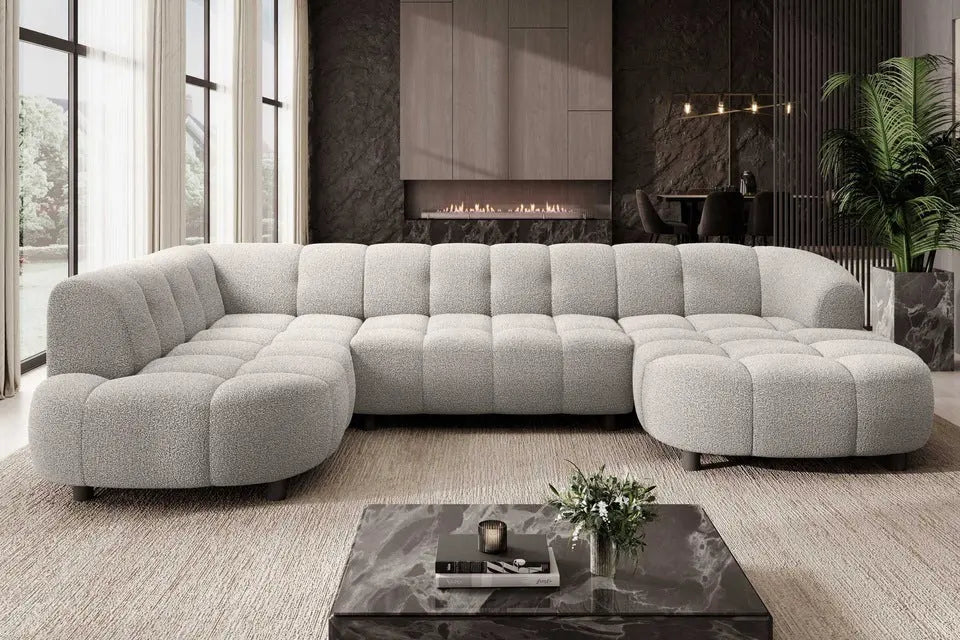 Canapé Panoramique Convertible Électrique VELPA XL - 355 x 205 x 183 cm WERSAL