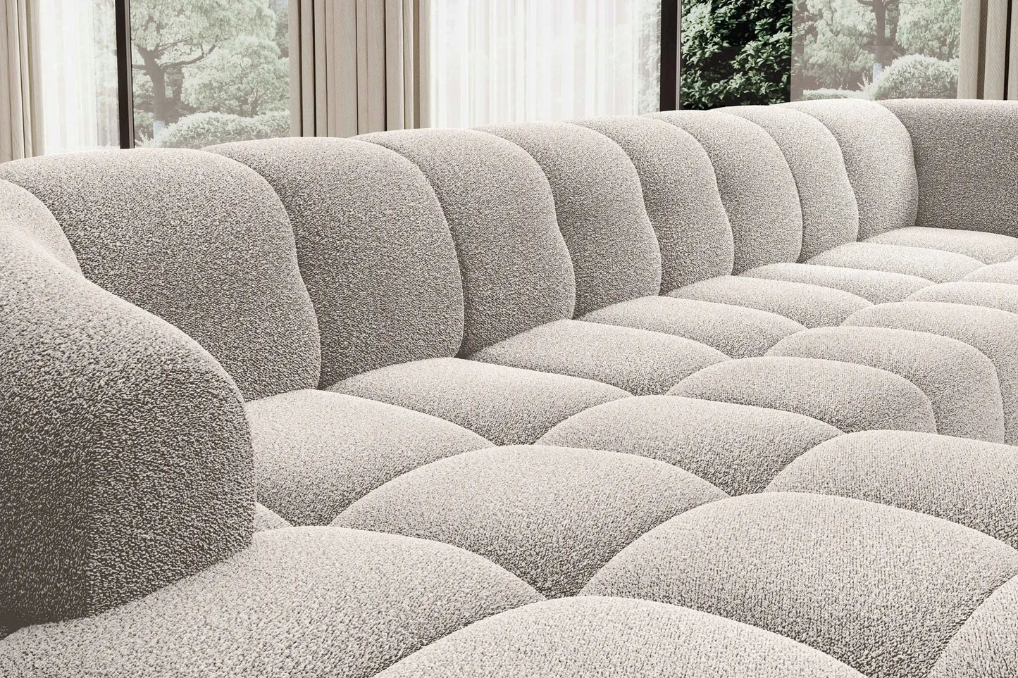 Canapé Panoramique Convertible Électrique VELPA XL - 355 x 205 x 183 cm WERSAL