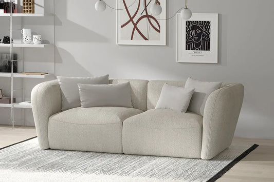 Canapé droit CANDELO 2 personnes - 214 x 105 cm WERSAL