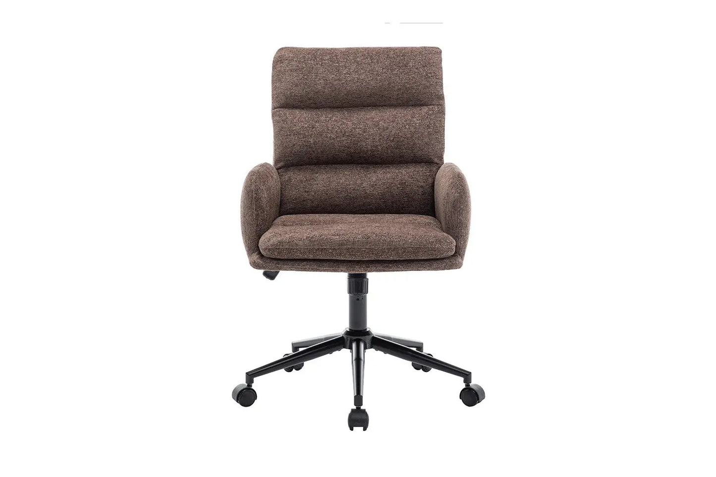 Chaise de Bureau en Tissu Brun - 64 x 68 cm ROUSSEAU