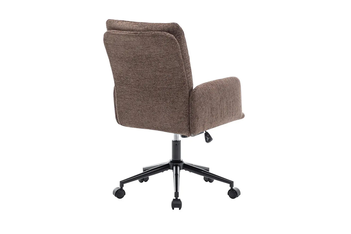 Chaise de Bureau en Tissu Brun - 64 x 68 cm ROUSSEAU