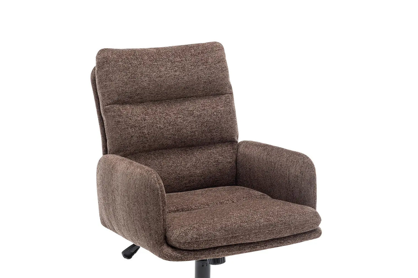 Chaise de Bureau en Tissu Brun - 64 x 68 cm ROUSSEAU