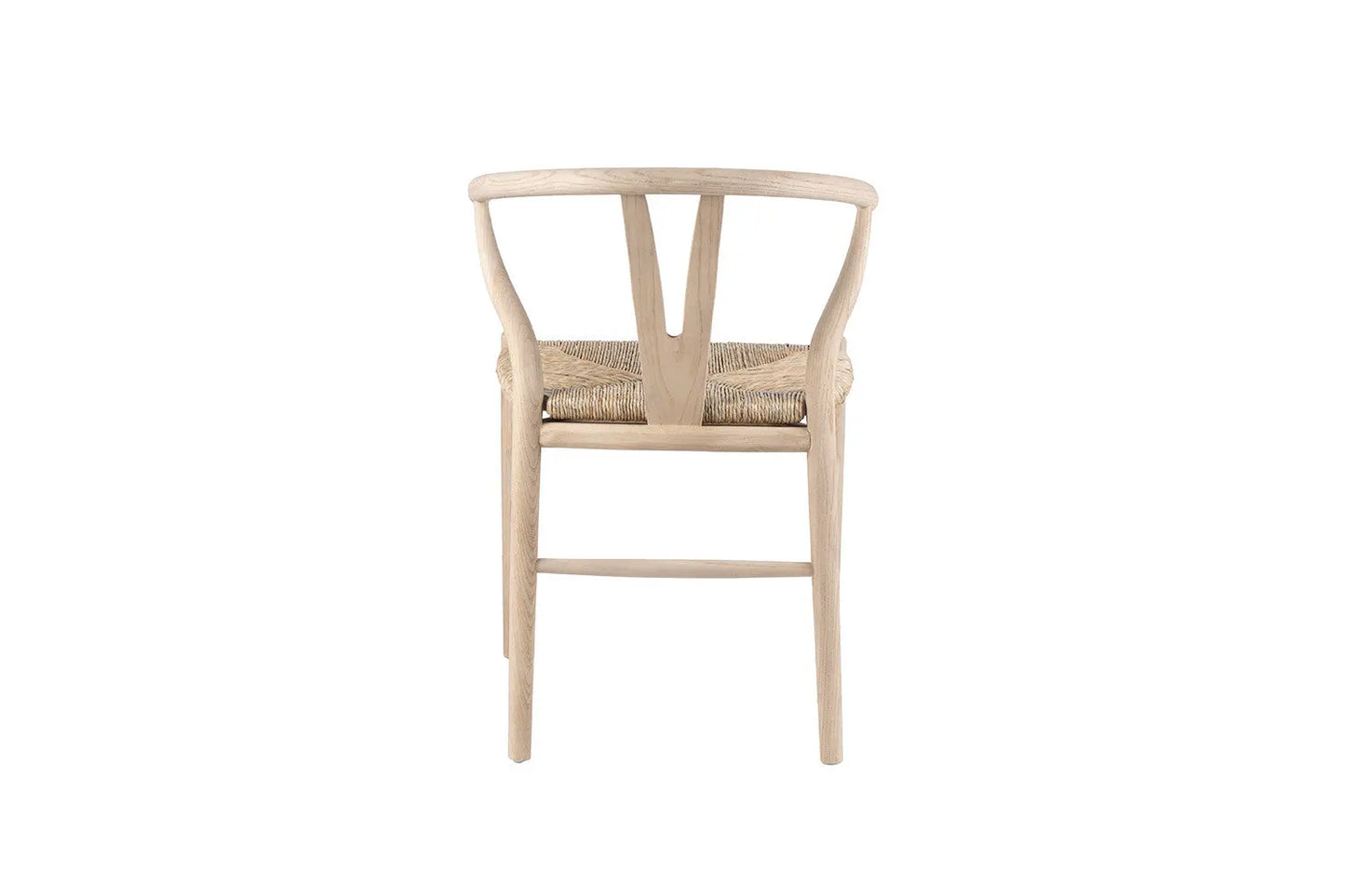 Chaise en Bois d'Orme avec l'Assise Tissé en Jonc de Mer BARTY - 55 x 52.5cm ROUSSEAU