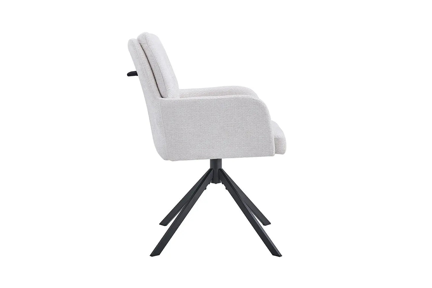 Chaises Pivotantes de Salle à Manger GRANA Ecru - 85 x 50 cm ROUSSEAU