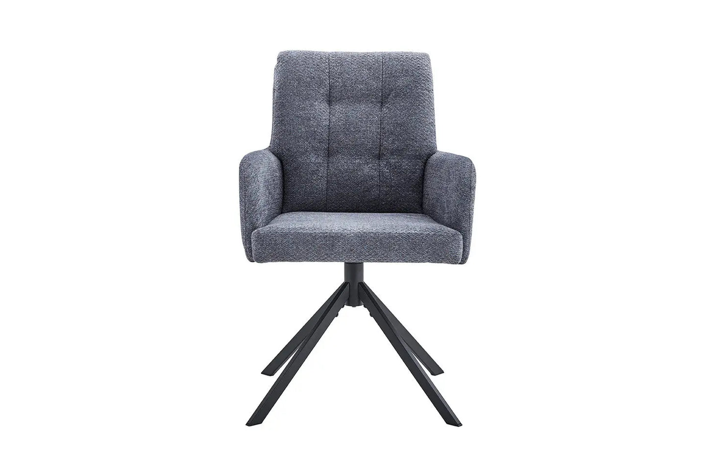 Chaises Pivotantes de Salle à Manger GRANA Gris Foncé - 85 x 50 cm ROUSSEAU