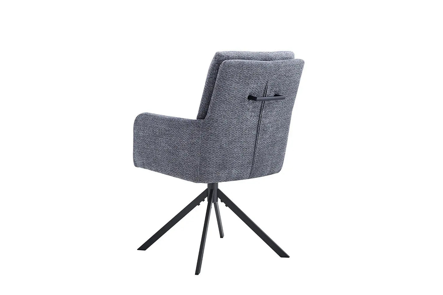 Chaises Pivotantes de Salle à Manger GRANA Gris Foncé - 85 x 50 cm ROUSSEAU