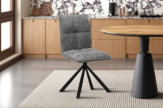 Chaises Pivotantes de Salle à Manger JYA Gris - 91 x 45 cm ROUSSEAU