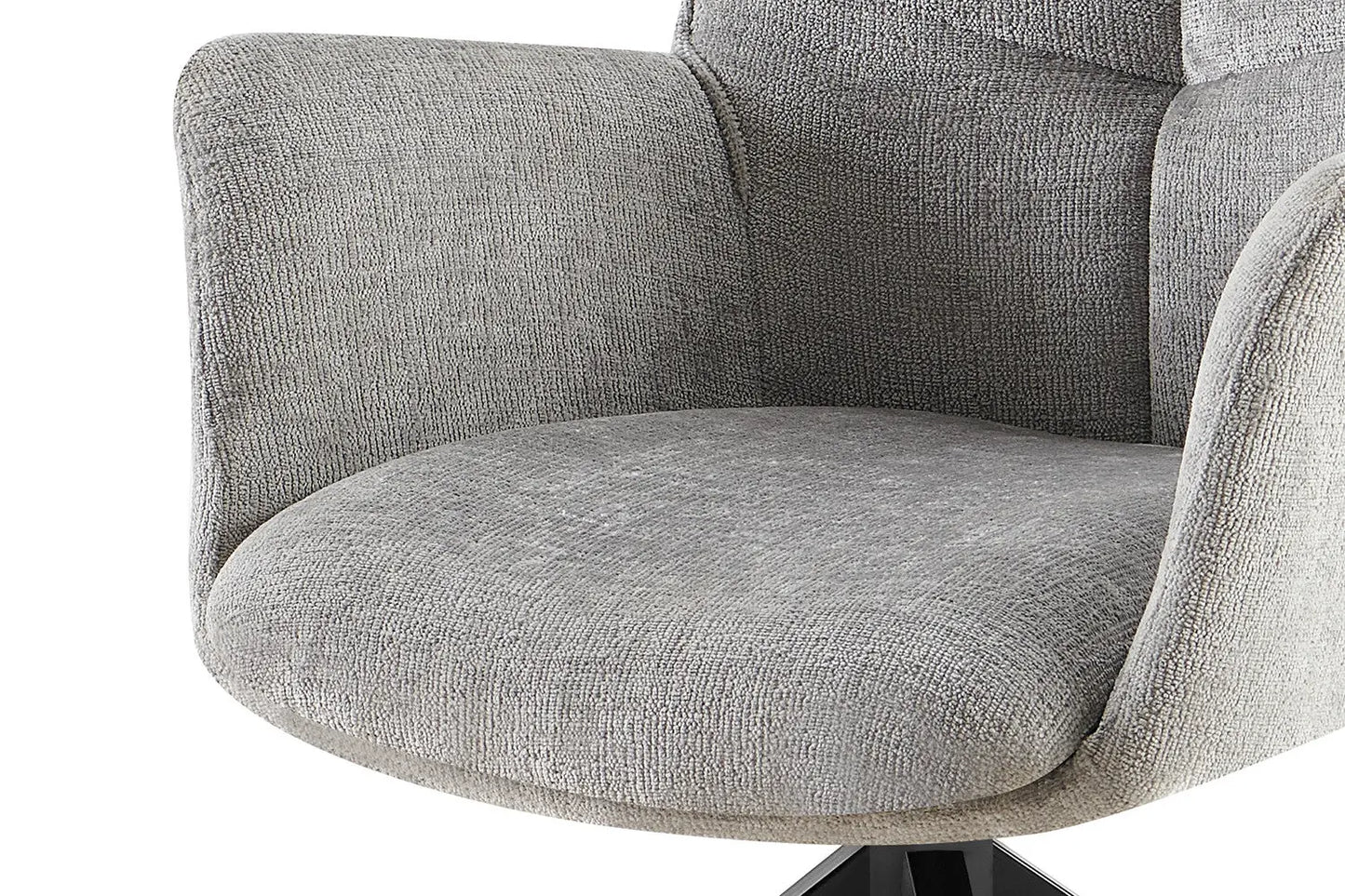 Chaises Pivotantes de Salle à Manger LAMYA Gris - 86 x 52.5 cm ROUSSEAU