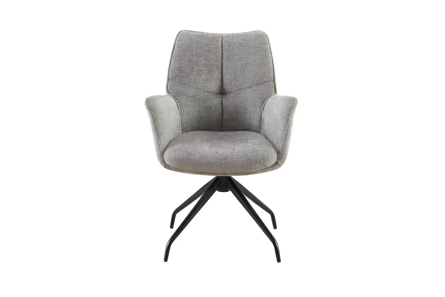 Chaises Pivotantes de Salle à Manger LAMYA Gris - 86 x 52.5 cm ROUSSEAU
