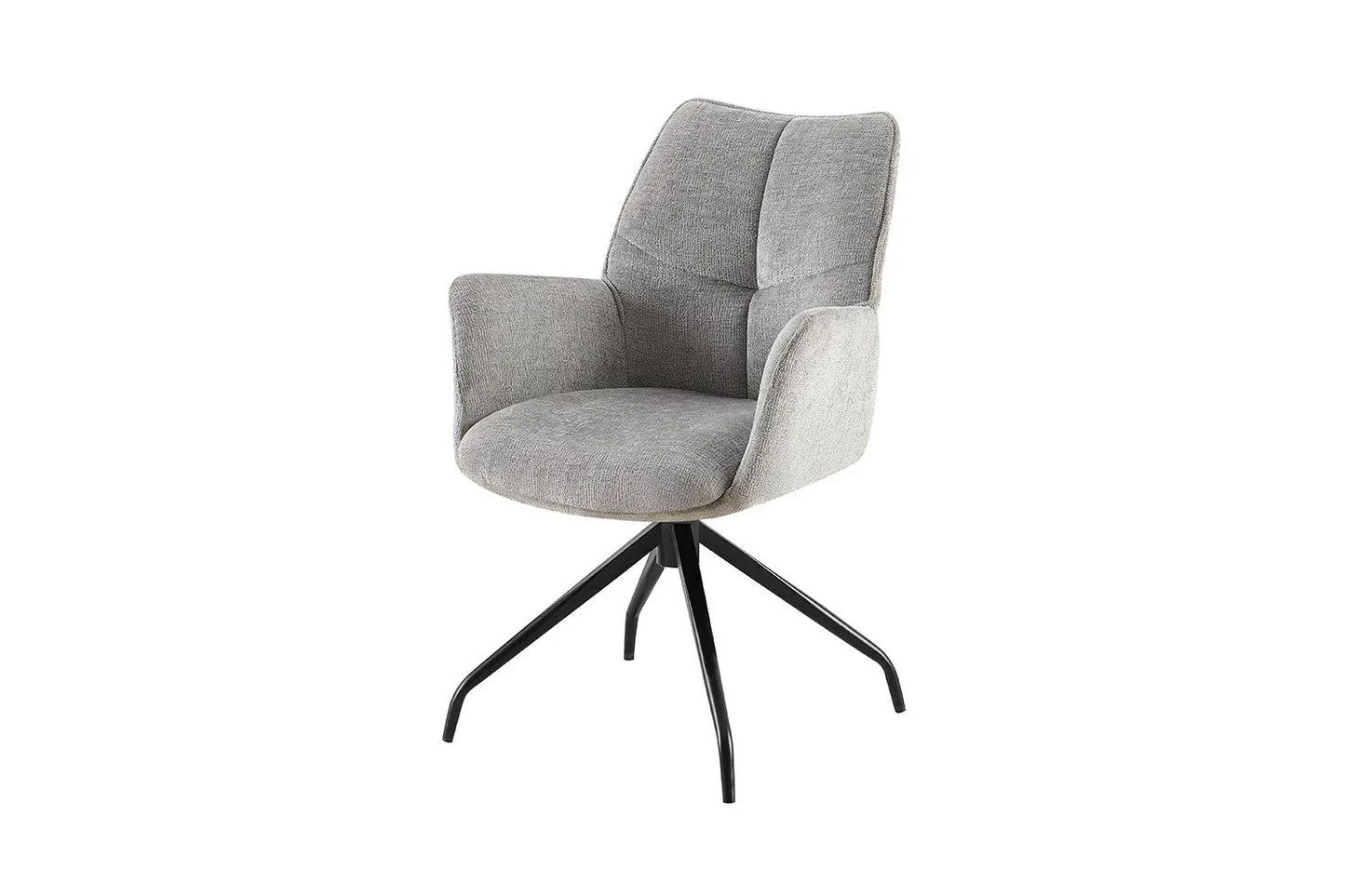 Chaises Pivotantes de Salle à Manger LAMYA Gris - 86 x 52.5 cm ROUSSEAU