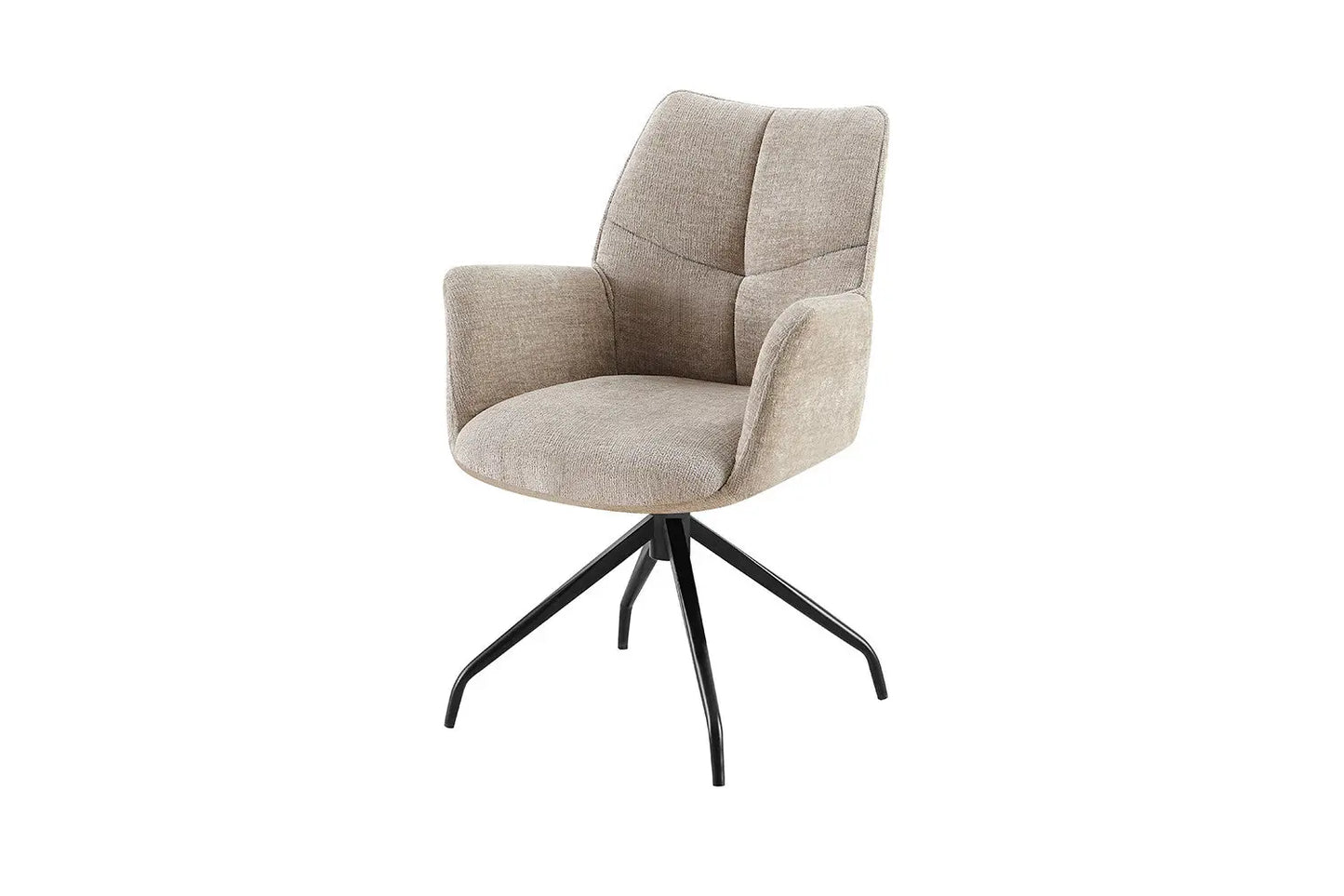 Chaises Pivotantes de Salle à Manger LAMYA Sable - 86 x 52.5 cm ROUSSEAU