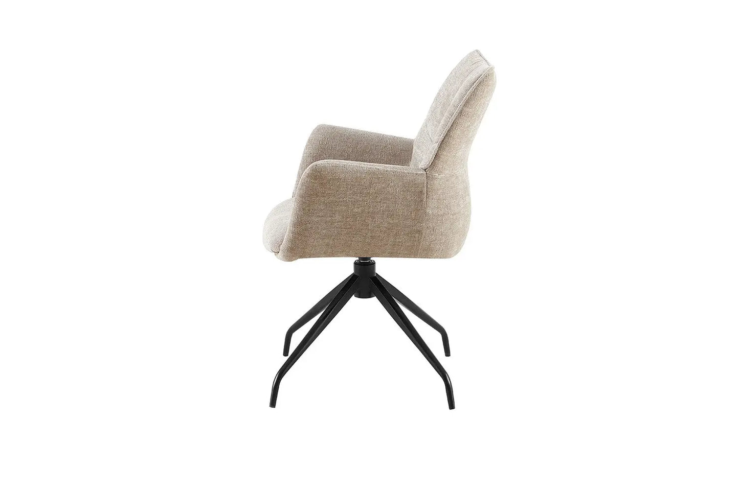 Chaises Pivotantes de Salle à Manger LAMYA Sable - 86 x 52.5 cm ROUSSEAU