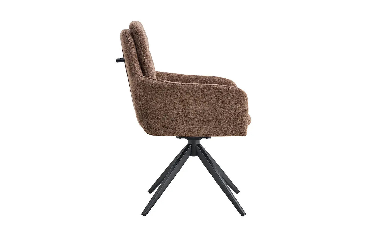 Chaises Pivotantes de Salle à Manger LISAYA Brun - 92.5 x 60.5 cm ROUSSEAU