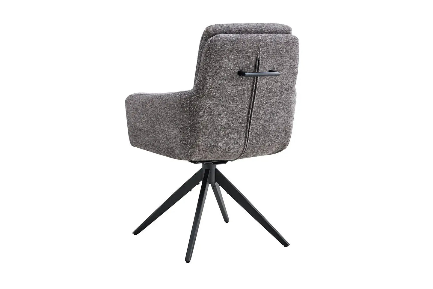 Chaises Pivotantes de Salle à Manger LISAYA Gris Foncé - 92.5 x 60.5 cm ROUSSEAU