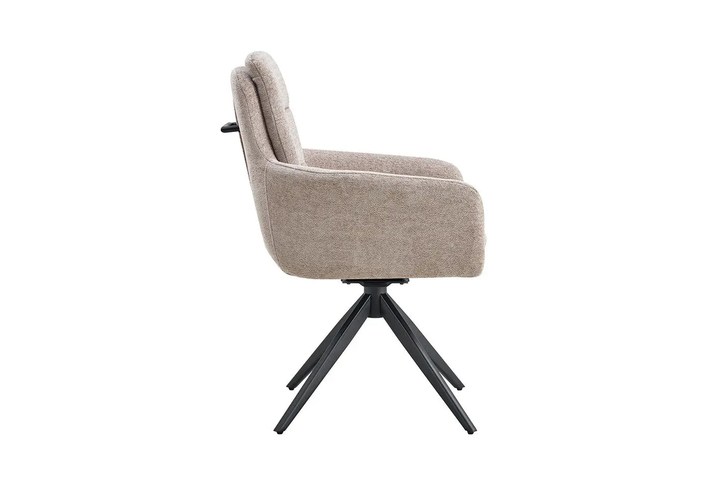 Chaises Pivotantes de Salle à Manger LISAYA Sable - 92.5 x 60.5 cm ROUSSEAU