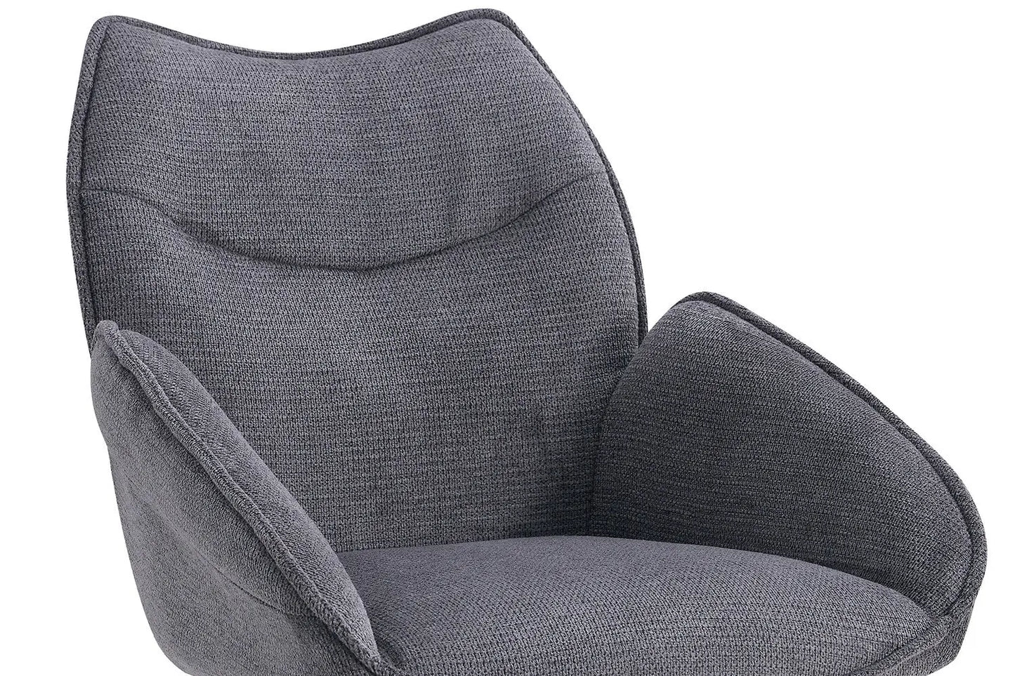 Chaises Pivotantes de Salle à Manger MAHY Gris Foncé - 90 x 60 cm ROUSSEAU