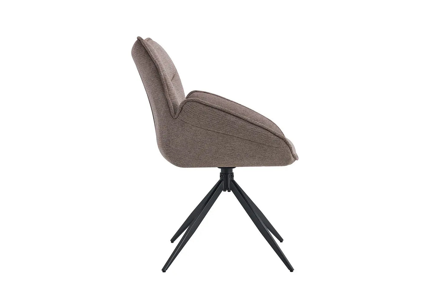 Chaises Pivotantes de Salle à Manger MAHY Poivre - 90 x 60 cm ROUSSEAU
