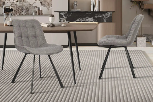 ARIANE - Chaise de Salle à Manger - 51 x 61 cm - Gris clair ROUSSEAU