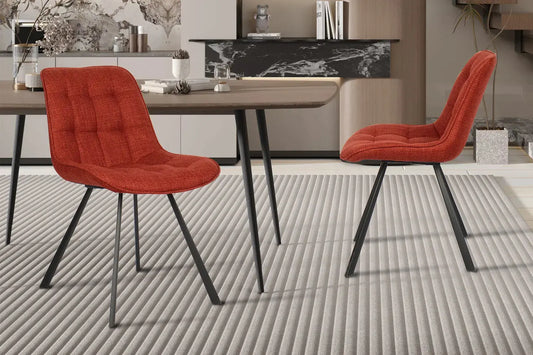 ARIANE - Chaise de Salle à Manger - 51 x 61 cm - Rouge ROUSSEAU