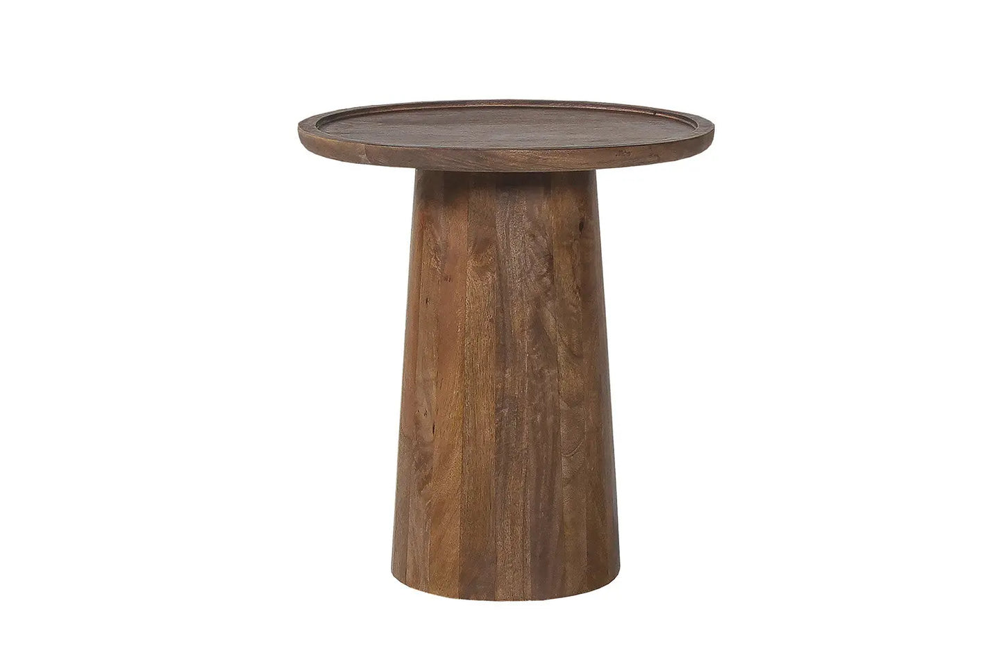 ÉLIO - Table basse Ronde Bois de manguier Brun clair - 45x50 cm ROUSSEAU