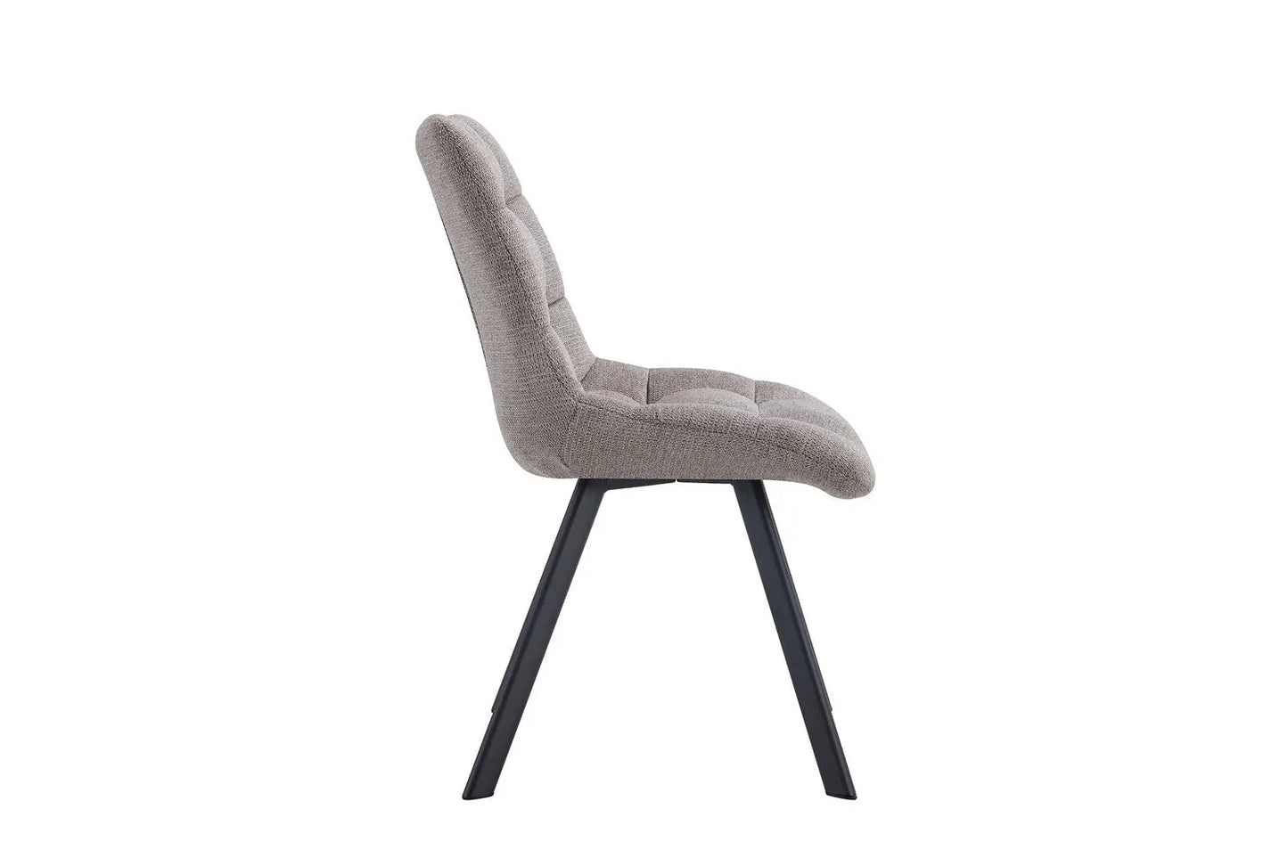 LIZA - Chaise de Salle à Manger - 52 x 61.5 cm - Gris clair ROUSSEAU