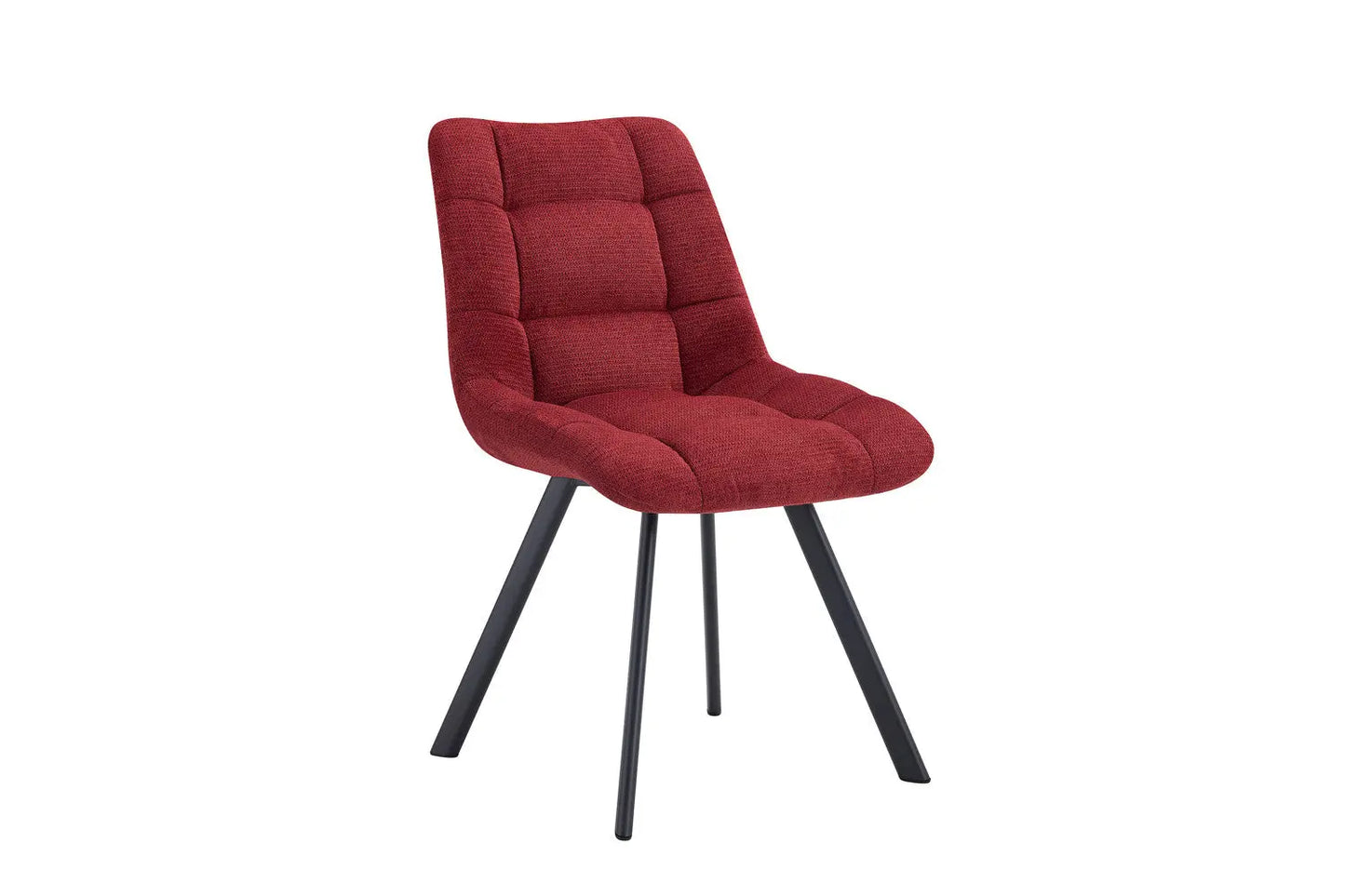 LIZA - Chaise de Salle à Manger - 52 x 61.5 cm - Rouge ROUSSEAU