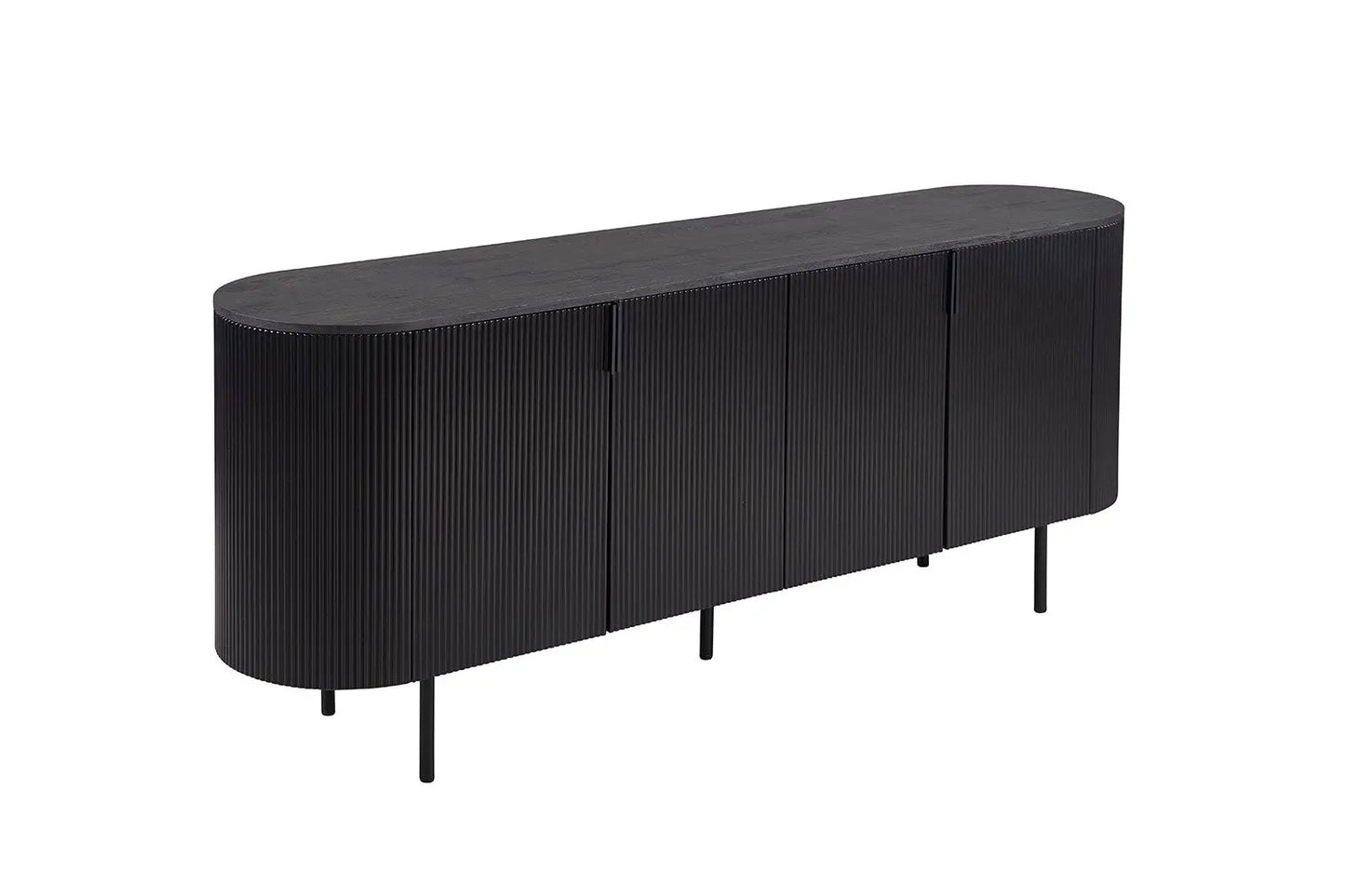 LYANE - Buffet Effet Brun Foncé - 200 cm ROUSSEAU
