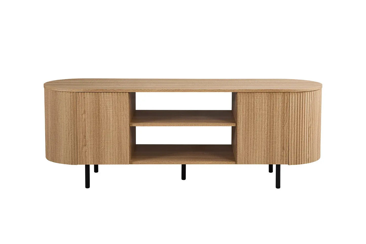 LYANE - Meuble TV - 160 cm - Effet Chêne Naturel ROUSSEAU