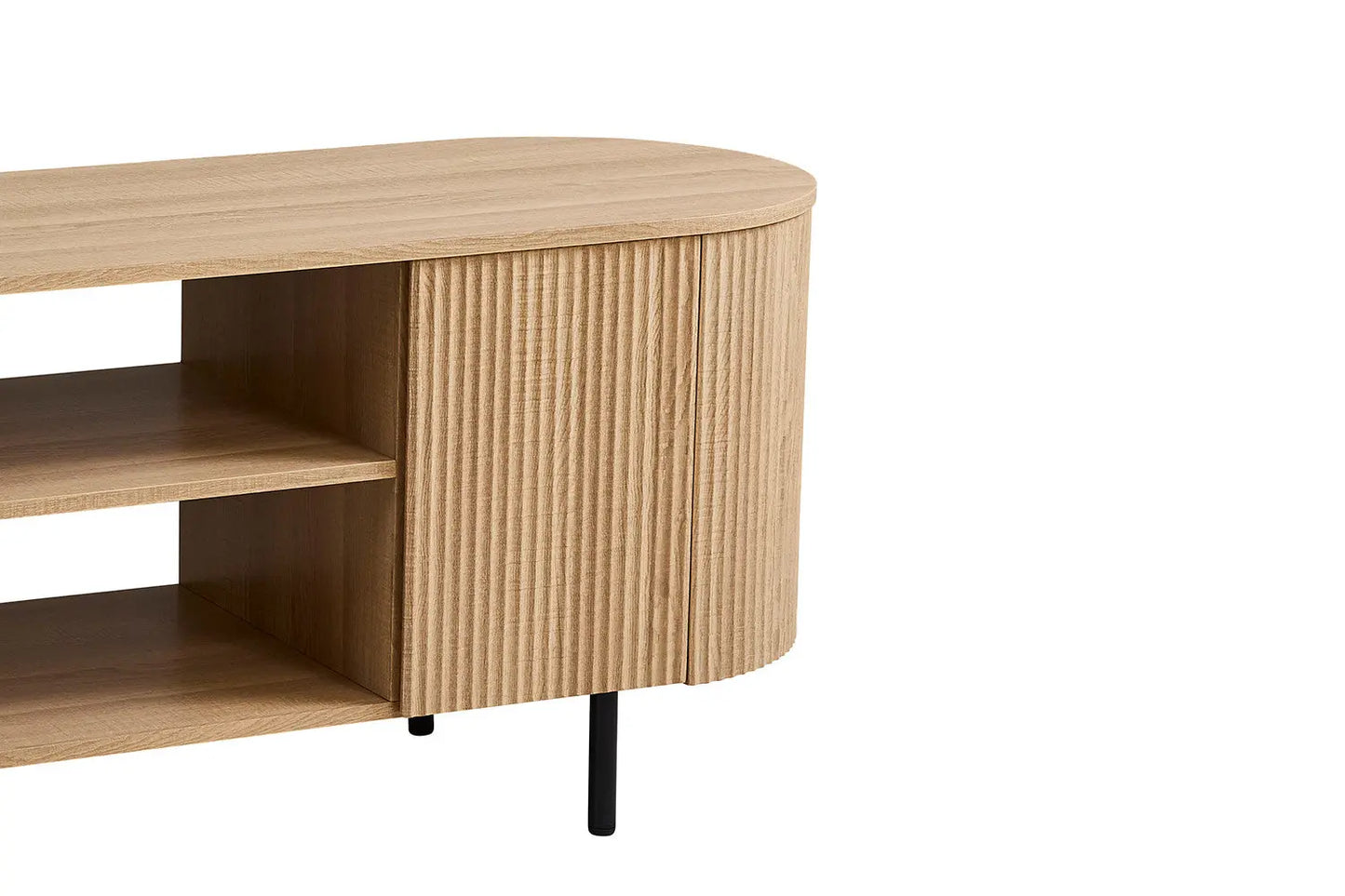 LYANE - Meuble TV - 160 cm - Effet Chêne Naturel ROUSSEAU