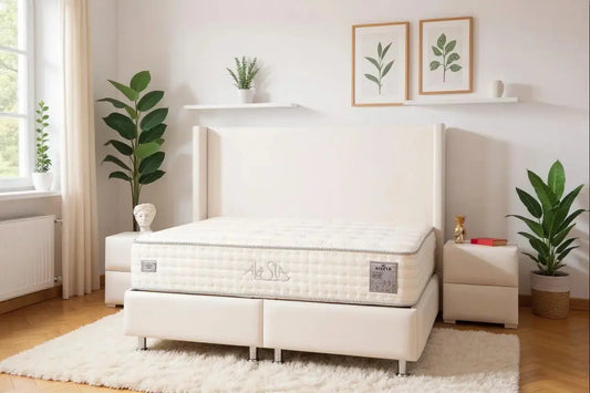 Lit Coffre COCO en Velours Blanc Ecru 160x190 cm SAN MARTINO