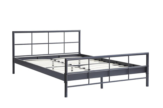 Lit DAVI 160x200 Métal Gris foncé ROUSSEAU