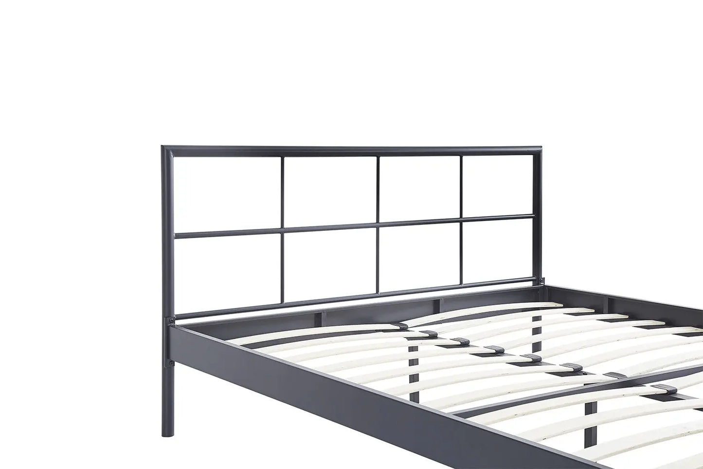 Lit DAVI 160x200 Métal Gris foncé ROUSSEAU