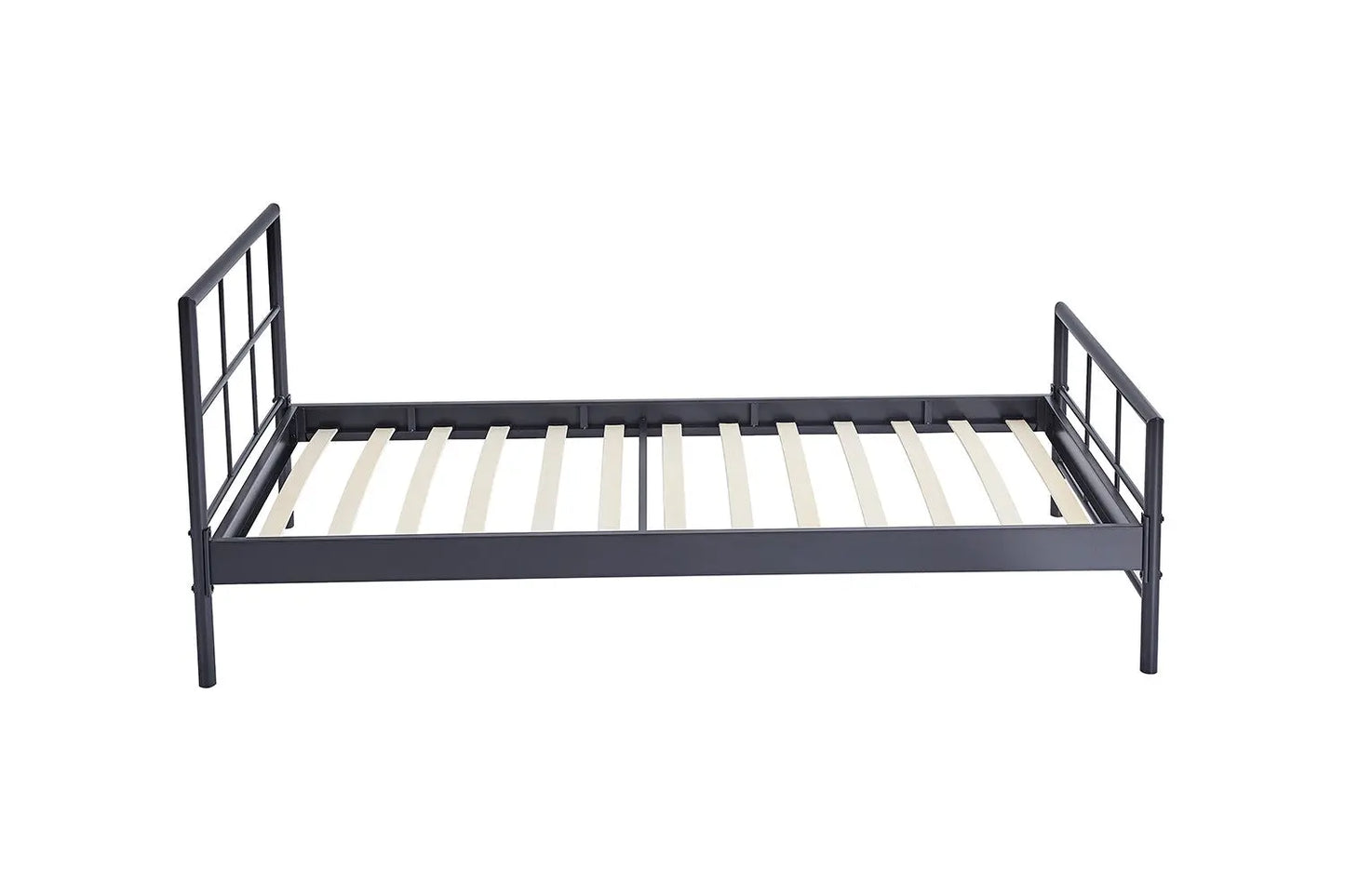 Lit DAVI 90x200 Métal Gris foncé ROUSSEAU