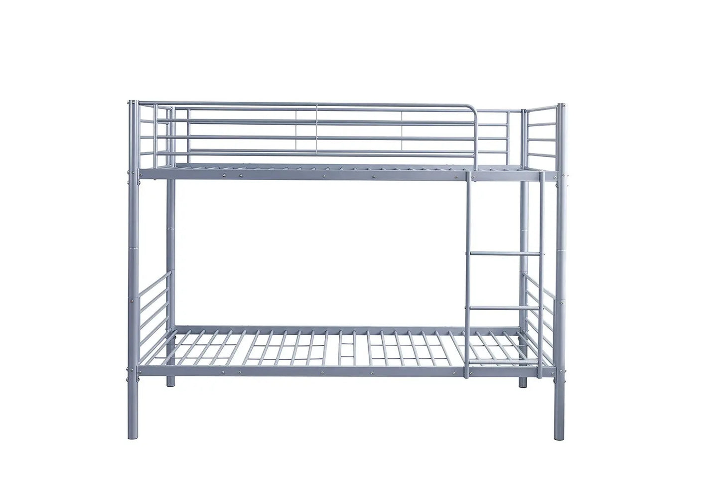 Lit superposé SAMYA 90x200 Divisible Métal Gris ROUSSEAU
