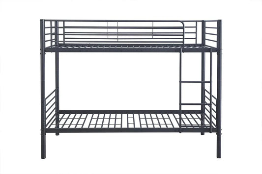 Lit superposé SAMYA 90x200 Divisible Métal Gris foncé ROUSSEAU