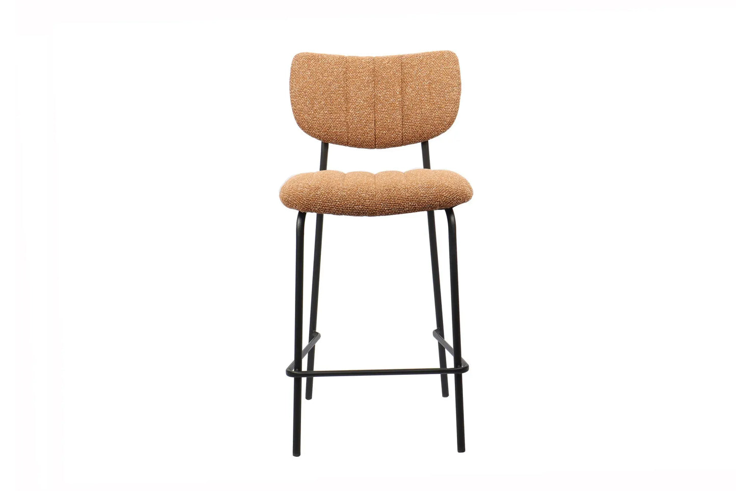 Lot de Chaises de Bar ANITA en Tissu Orange - 46 x 53 cm ROUSSEAU