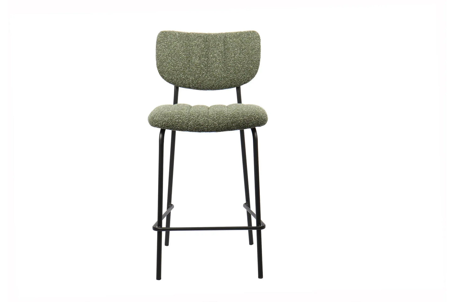 Lot de Chaises de Bar ANITA en Tissu Vert - 46 x 53 cm ROUSSEAU