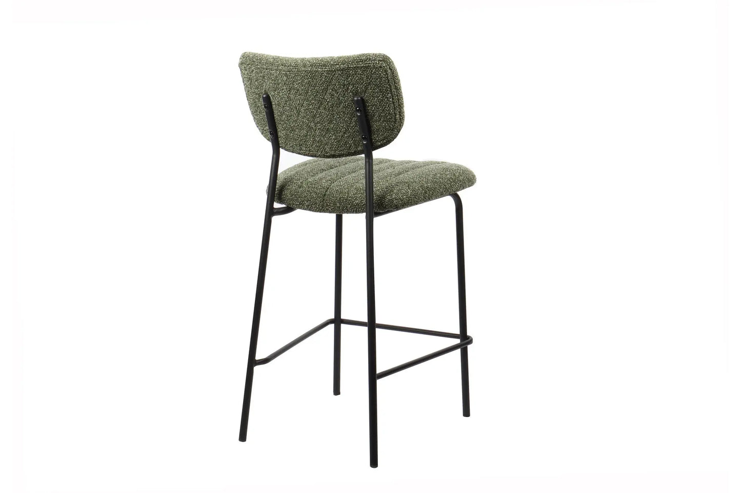 Lot de Chaises de Bar ANITA en Tissu Vert - 46 x 53 cm ROUSSEAU
