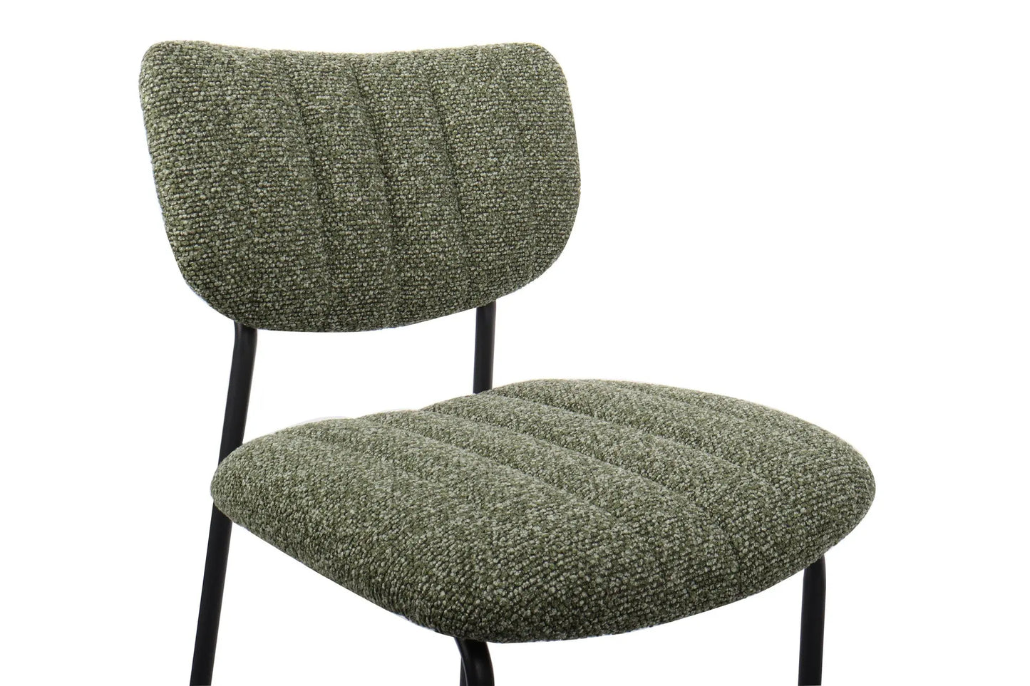 Lot de Chaises de Bar ANITA en Tissu Vert - 46 x 53 cm ROUSSEAU