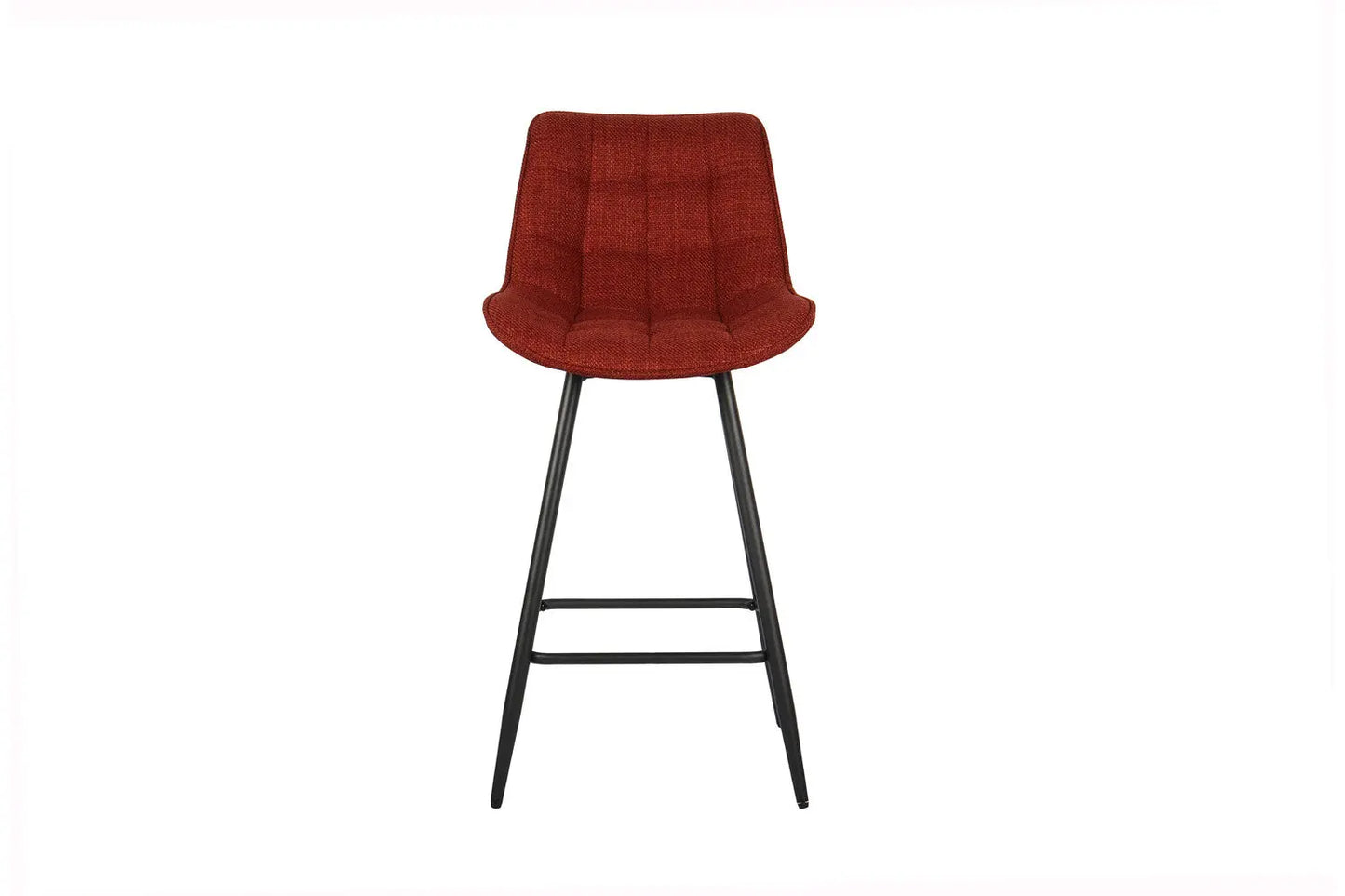Lot de Chaises de Bar ARIANE en Tissu Rouge - 46 x 55 cm ROUSSEAU