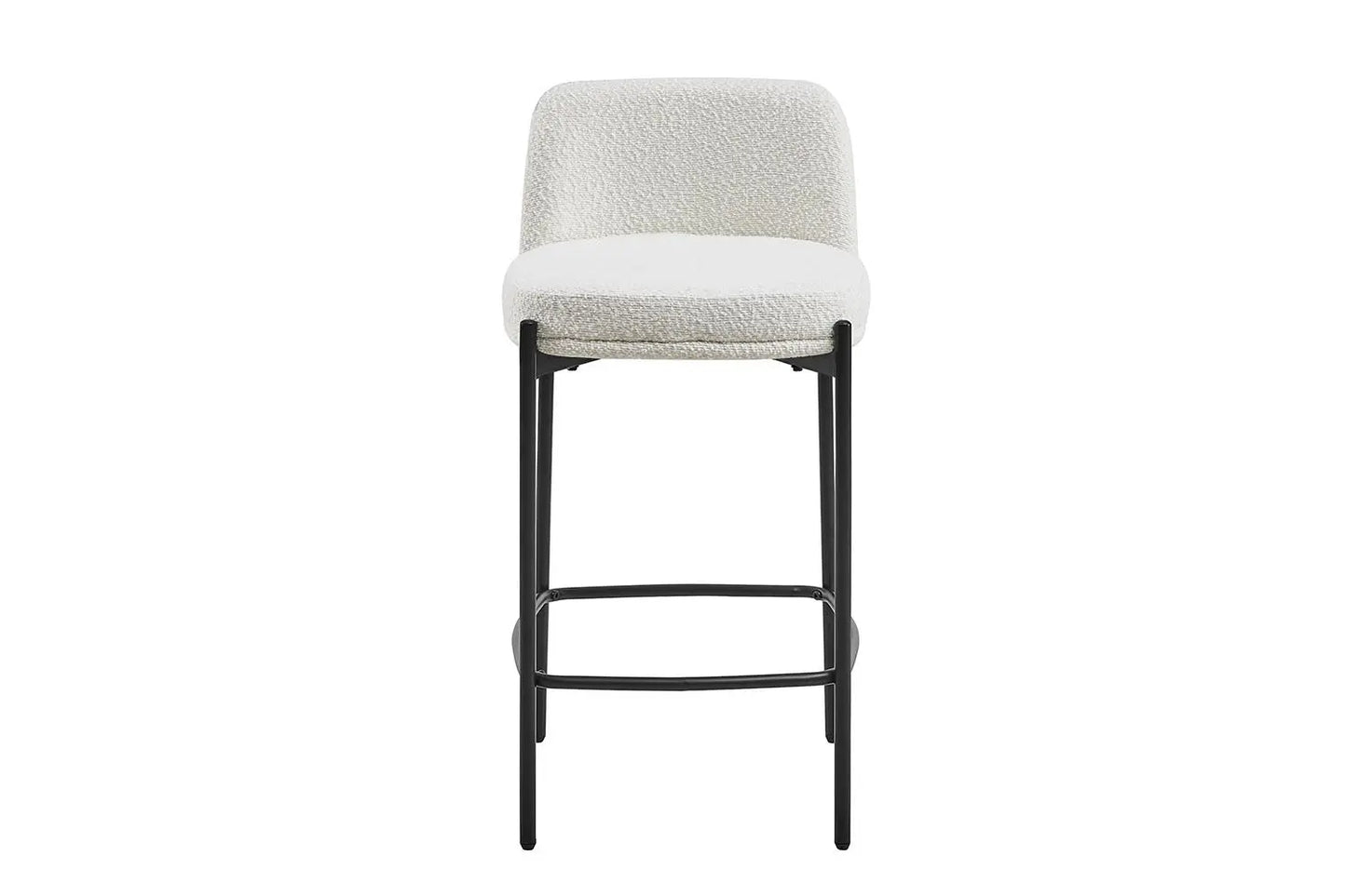 Lot de Chaises de Bar ELLYA Blanc - 37.5 x 46 cm ROUSSEAU