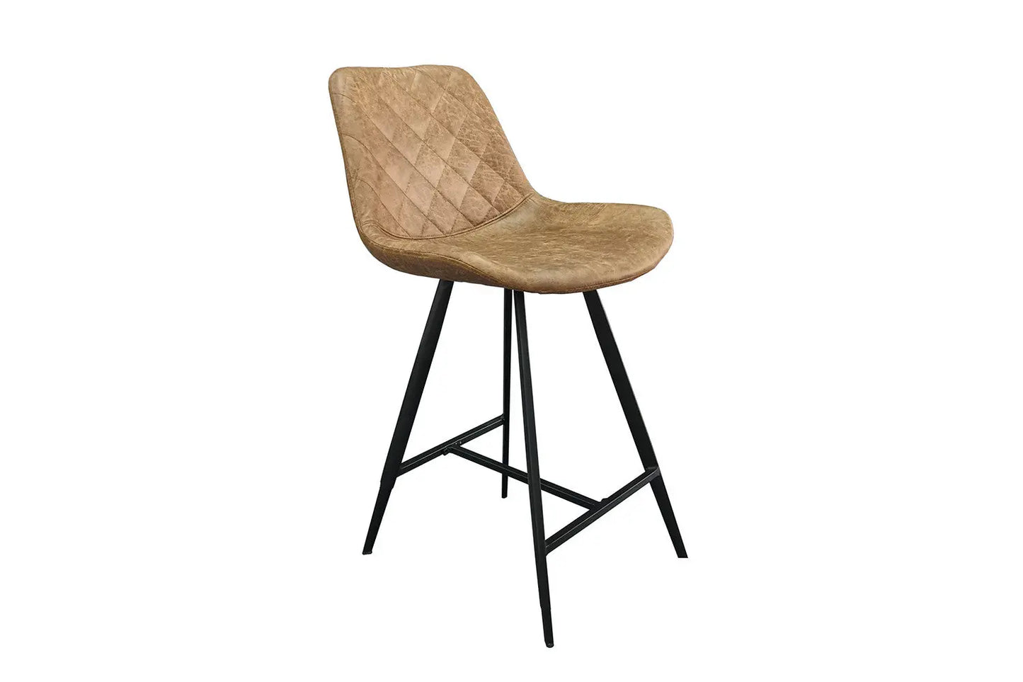 Lot de Chaises de Bar HINAYA en Tissu Velours Côtelé Gris Foncé - 54 x 59 cm (Copie) ROUSSEAU